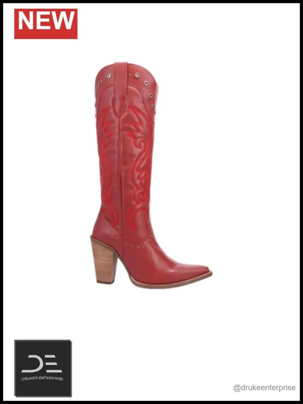 Women's Leather Over the Knee Boots Mid Heel Snip Toe Zip Closure